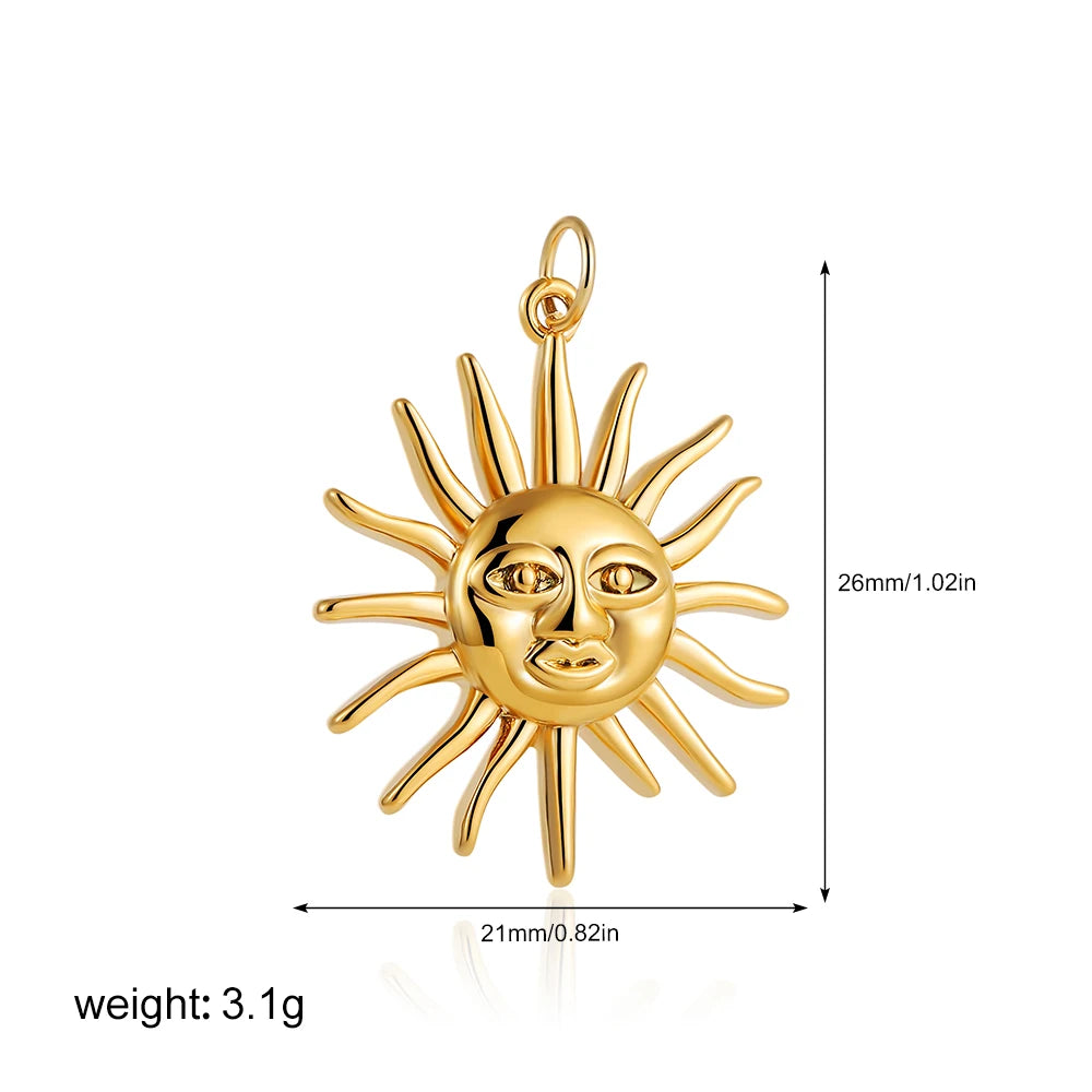 Amuletos Auréa em aço Inoxidável — Coleção Sol