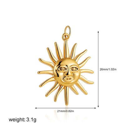 Amuletos Auréa em aço Inoxidável — Coleção Sol